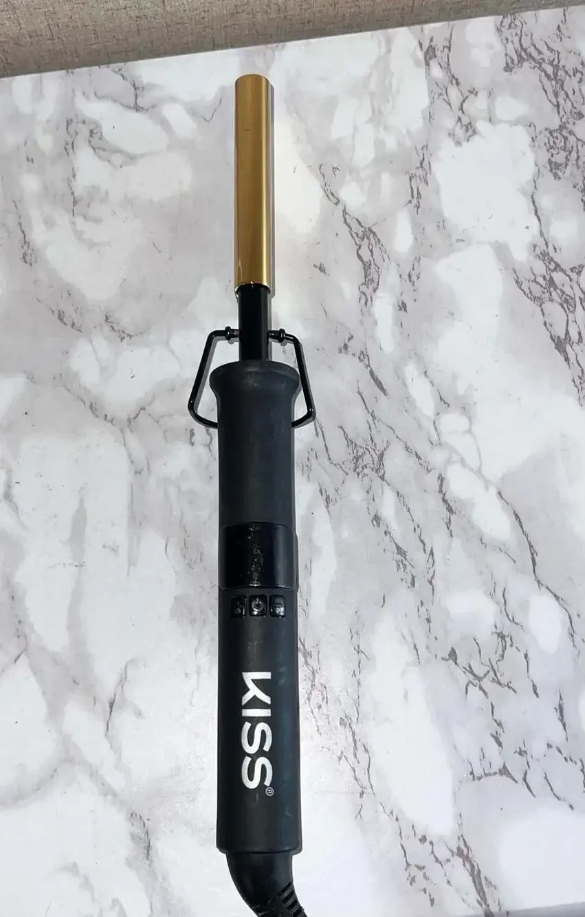 KISS Professional LED Display Gold Ceramic Pressing Comb